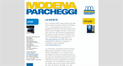 Desktop Screenshot of modenaparcheggi.it